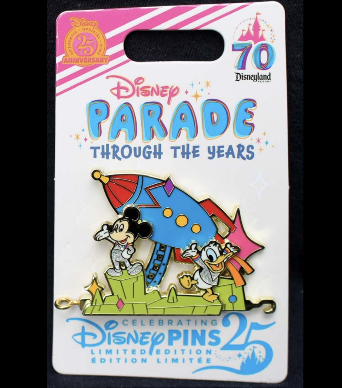 Blast to the Past – Parade Through the Years Disneyland Pin