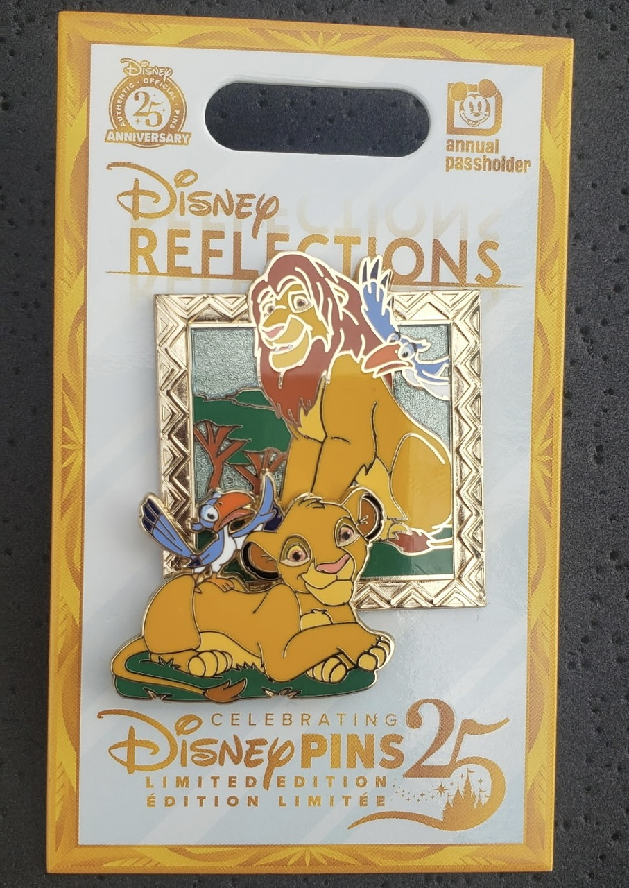 Simba & Zazu Reflections Disney Pin Simba & Zazu Reflections Disney Pin