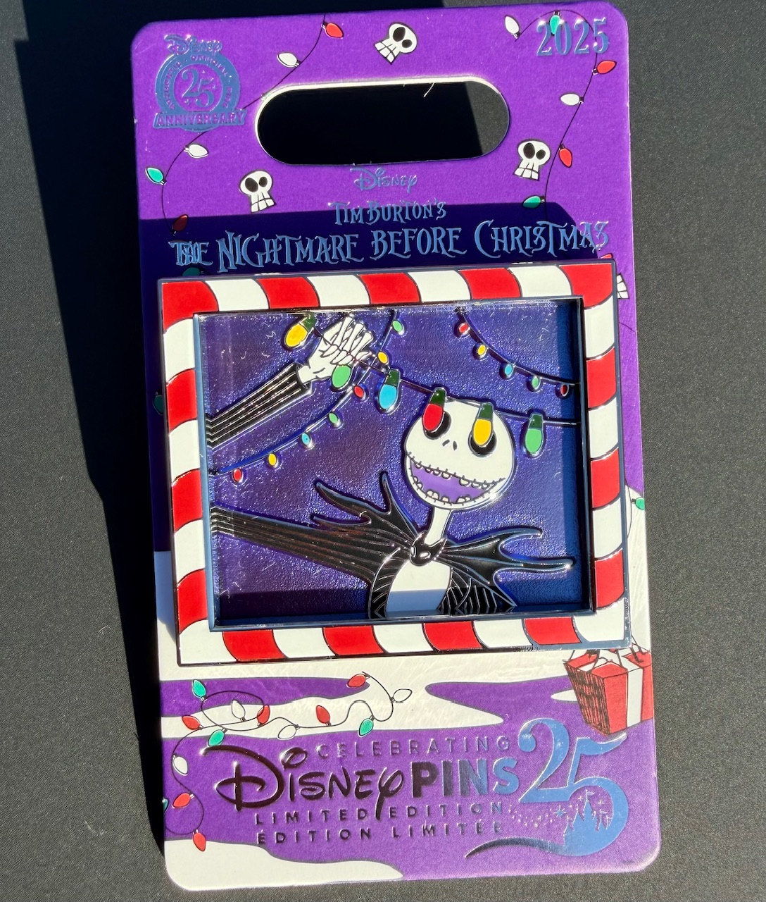 Jack Skellington - Nightmare Before Christmas Disney Pin