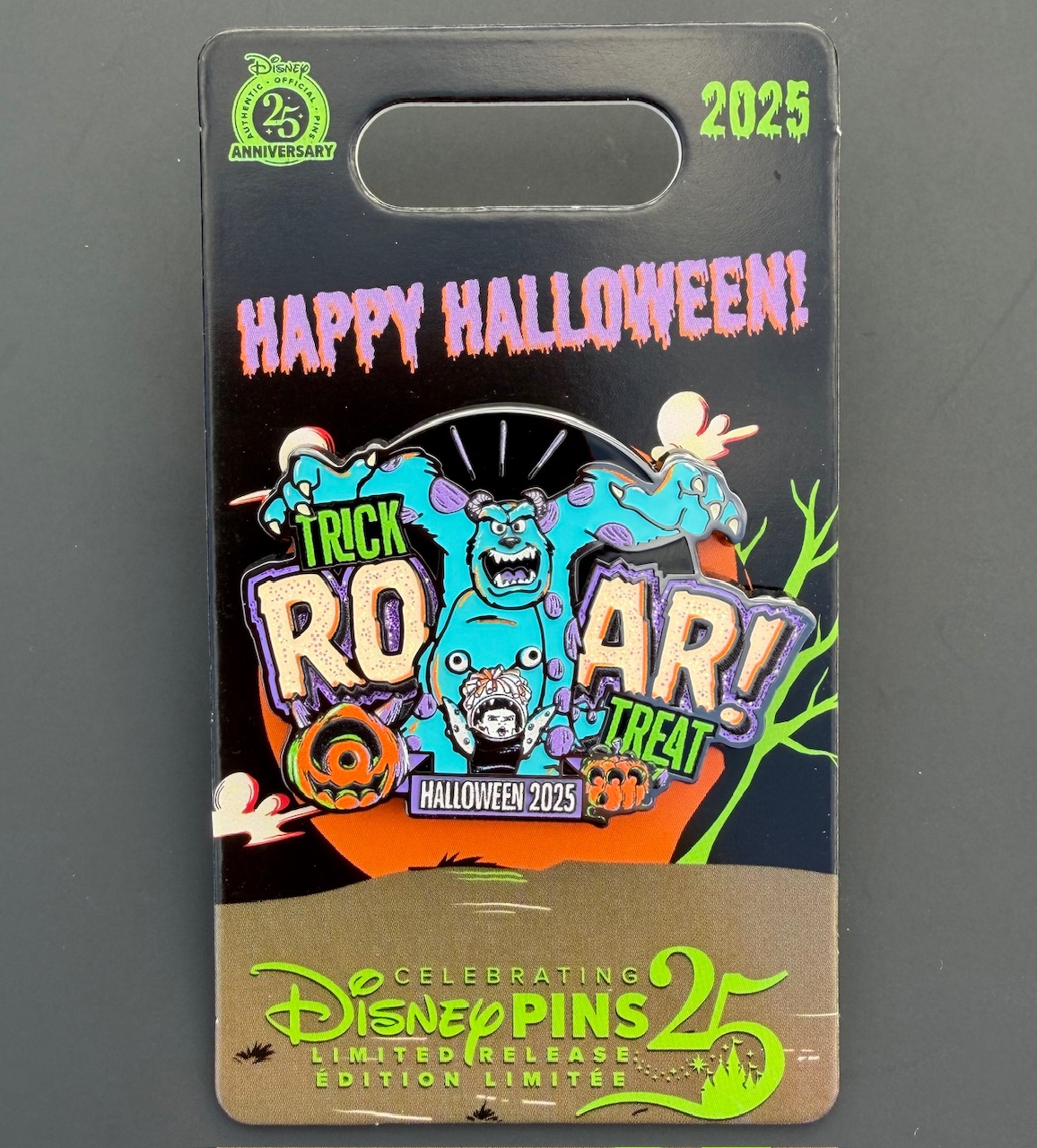 Monsters, Inc. Halloween 2025 Disney Pin