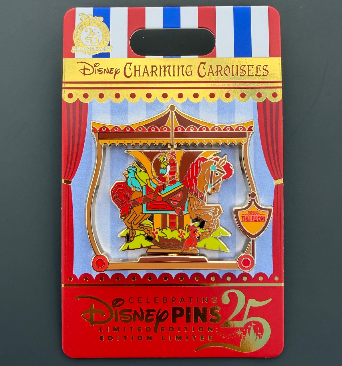 Enchanted Tiki Room Charming Carousels Disney Pin