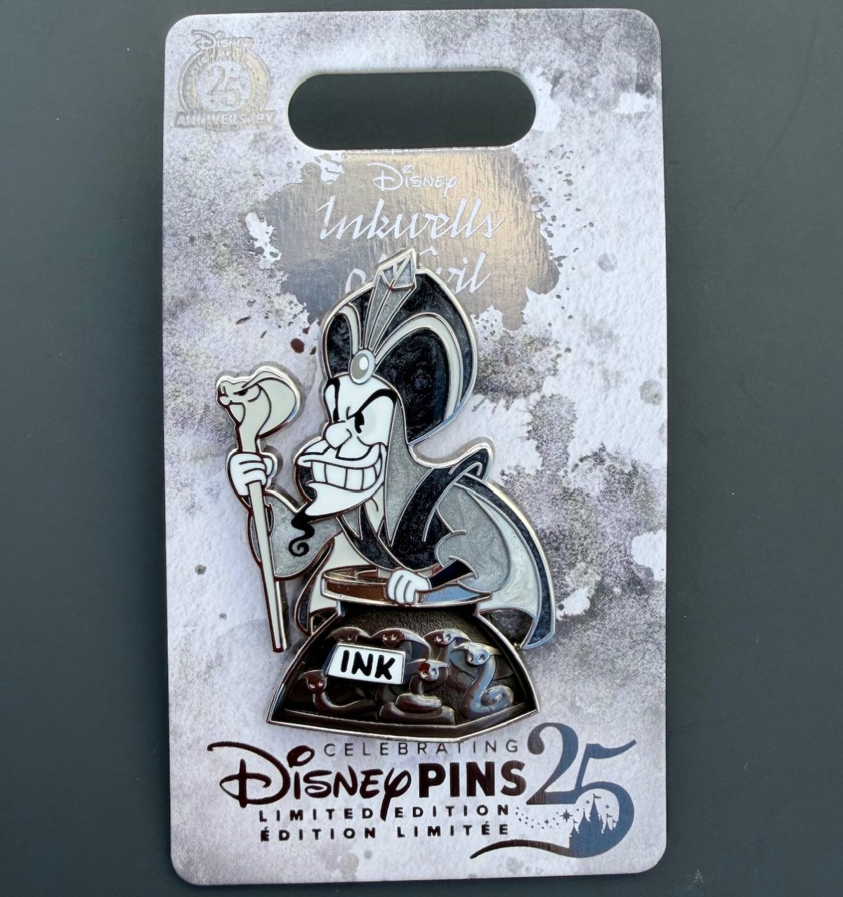 Jafar Inkwells of Evil Disney Pin