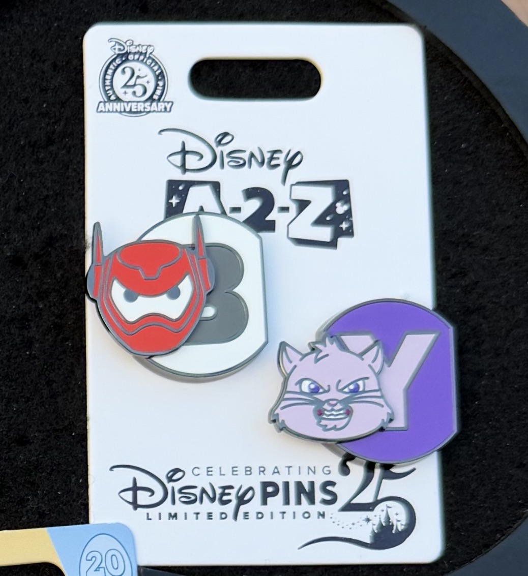 Baymax & Yzma A-2-Z Series Disney Pin