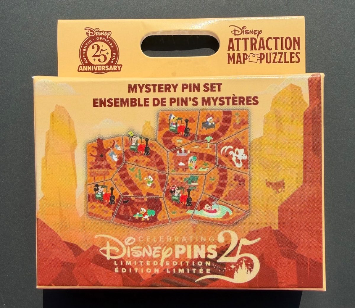 Big Thunder Mountain Railroad Attraction Puzzle Mystery Pin Set Big Thunder Mountain Railroad Attraction Puzzle Mystery Pin Set