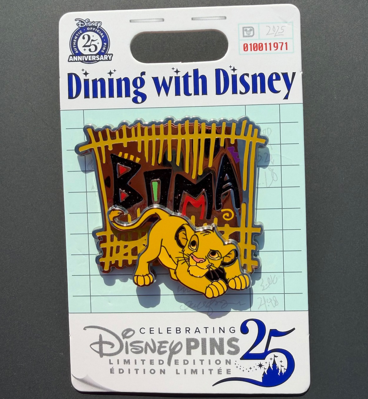 Boma Dining with Disney Pin Boma Dining with Disney Pin