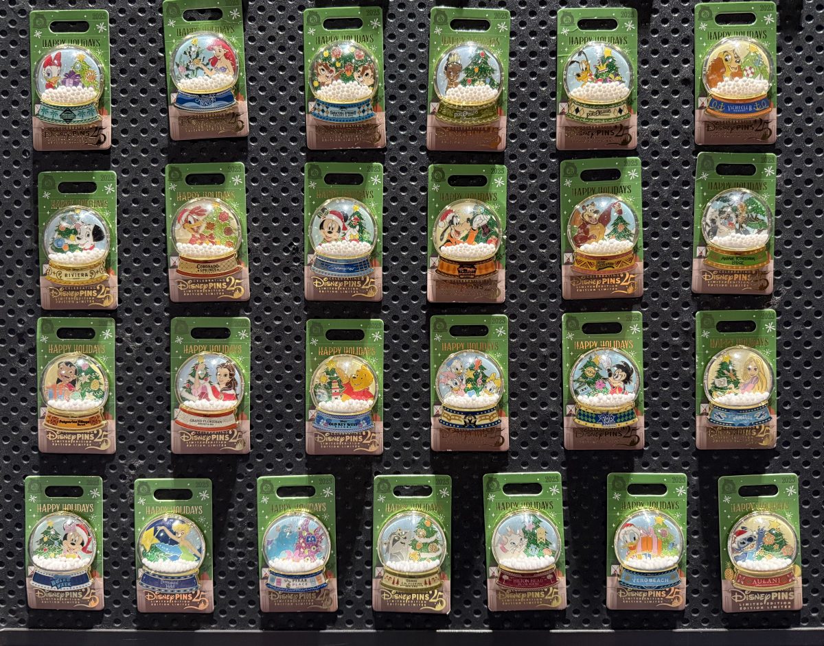 Disney Resorts Christmas 2025 Pin Collection