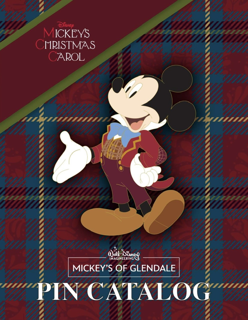 Mickey’s Christmas Carol WDI Pins at Mickey’s of Glendale D23 Holiday 2025 Shopping Event