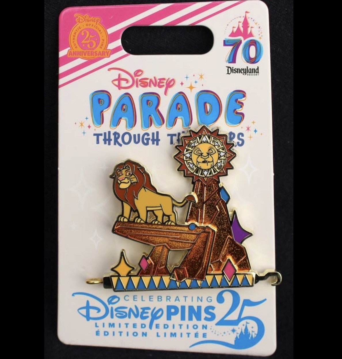 The Lion King Celebration – Parade Through the Years Disney Pin