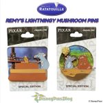 Remy’s Lightningy Mushroom Disney Pixar Ratatouille Pins at DPB Store