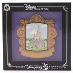 Sleeping Beauty Castle and Cinderella Castle Spinning Mini Jumbo Jes Willis Disney Artist Collection Pin