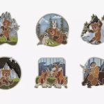 Brother Bear Stained Glass Blind Box Pin Set at BoxLunch