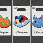 Sleeping Character Pillow Pins at Disney Parks